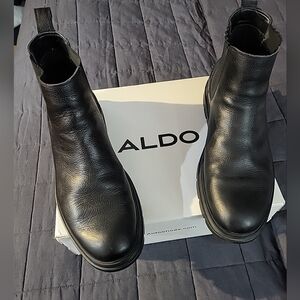 Aldo Weannon Chelsea Boot Mens 11 Waterproof Leather Upper Rubber Sole Orig Box